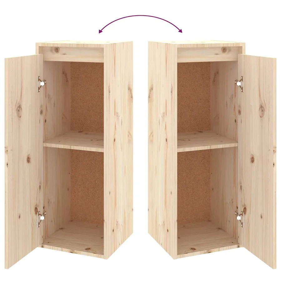 Meubles TV 2 pcs Bois massif de pin - 8