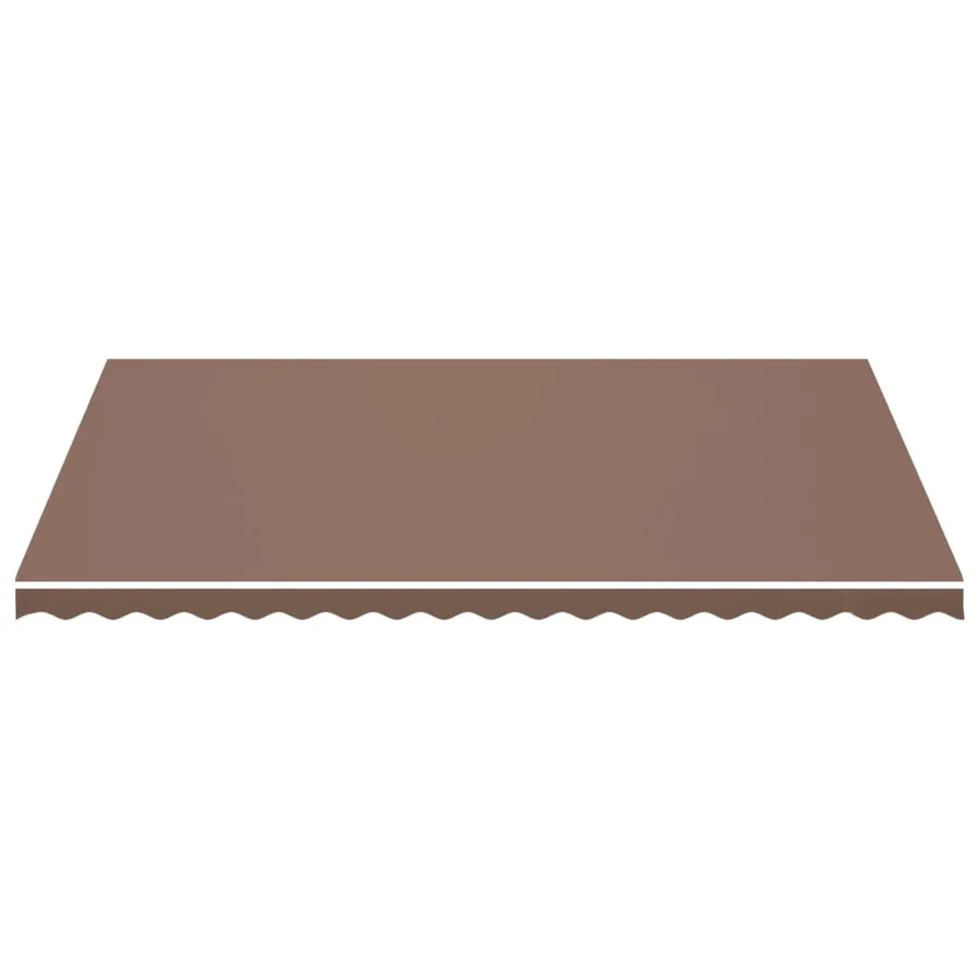 Tissu de remplacement pour auvent marron 5x3,5 m polyester - 3