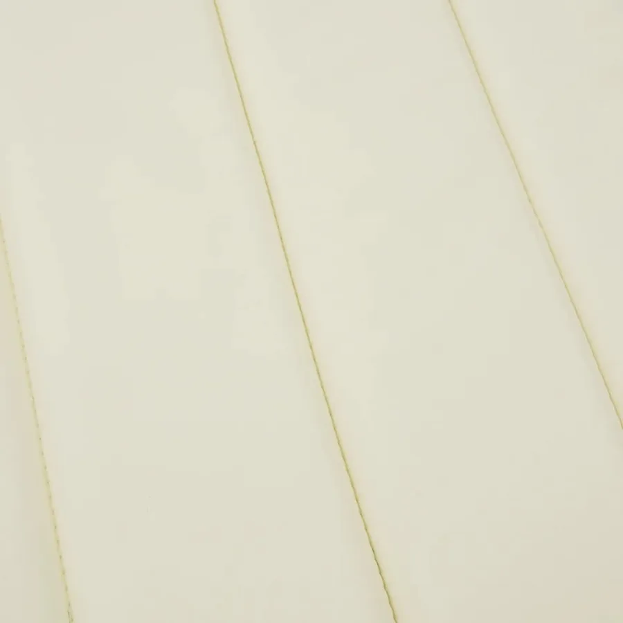 Coussin de chaise longue crème 200x60x3 cm tissu oxford - 6