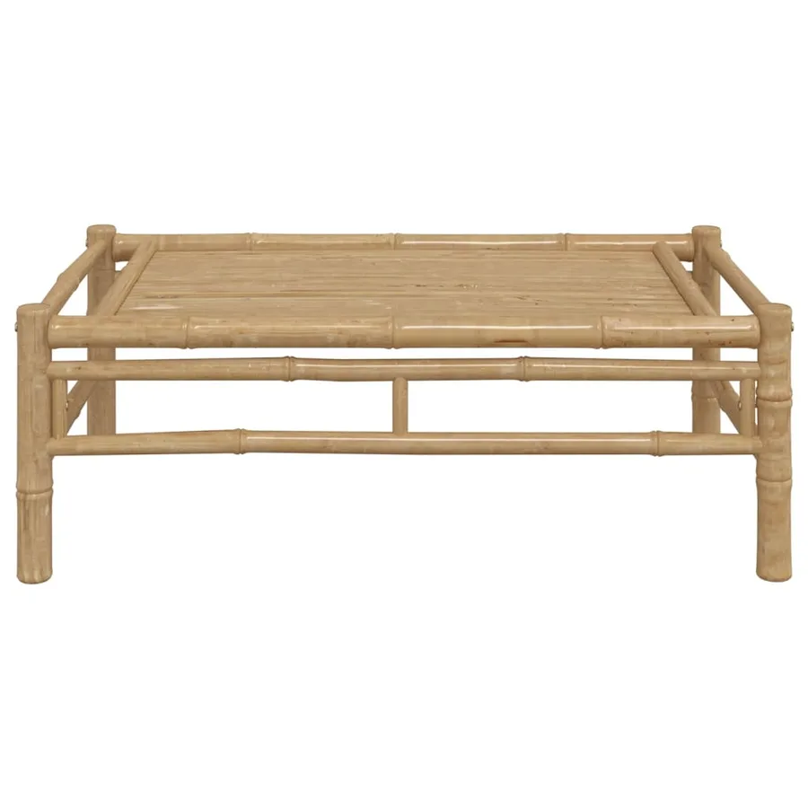 Table basse de jardin 100x55x33 cm bambou - 3