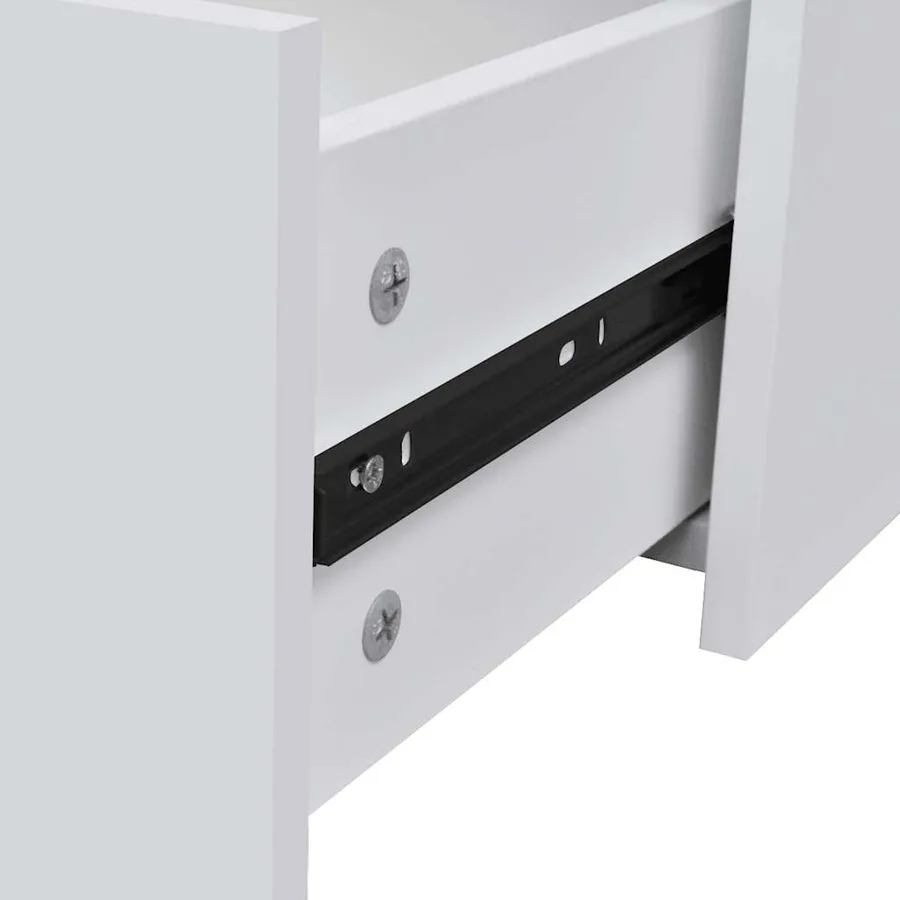 Buffet avec 4 tiroirs 60x30,5x71 cm Blanc - 5