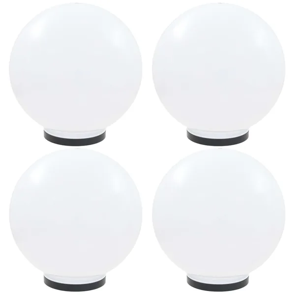 Lampes à LED sous forme de boule 4 pcs Sphérique 40 cm PMMA