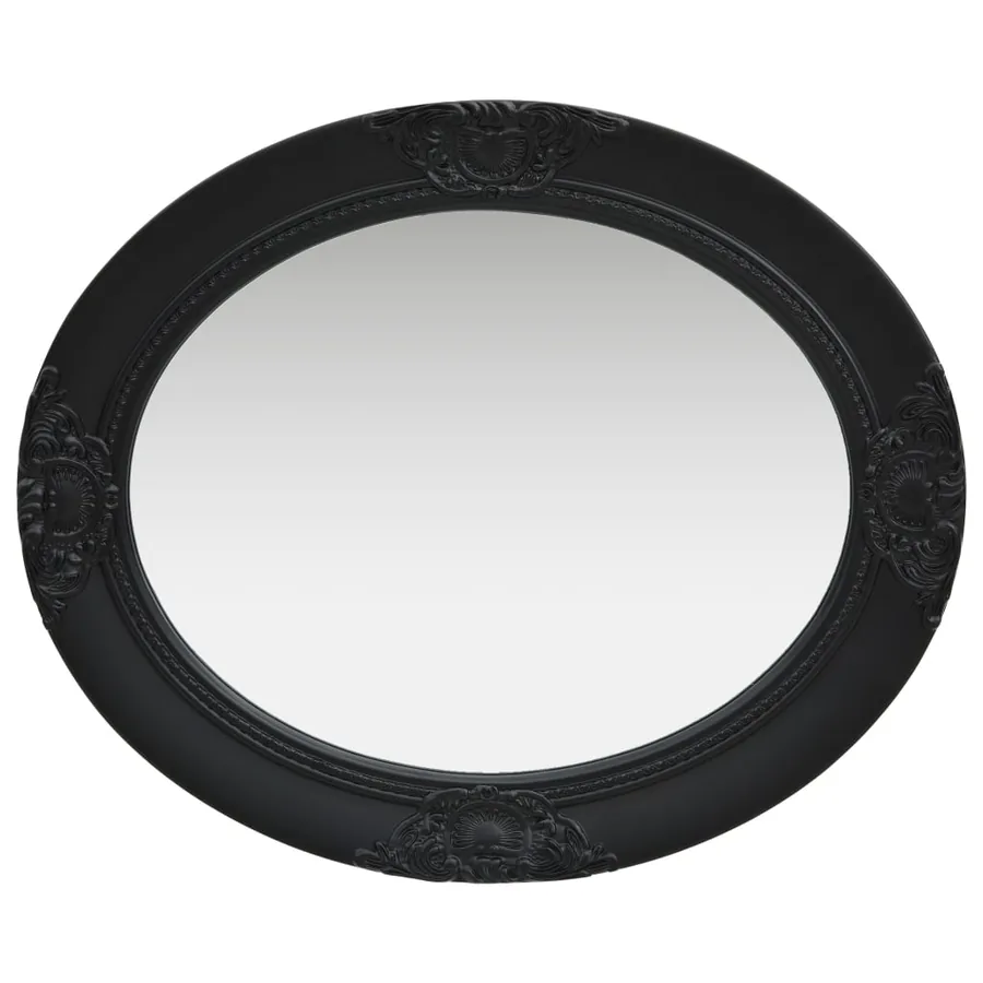 Miroir mural style baroque 50x60 cm noir - 3