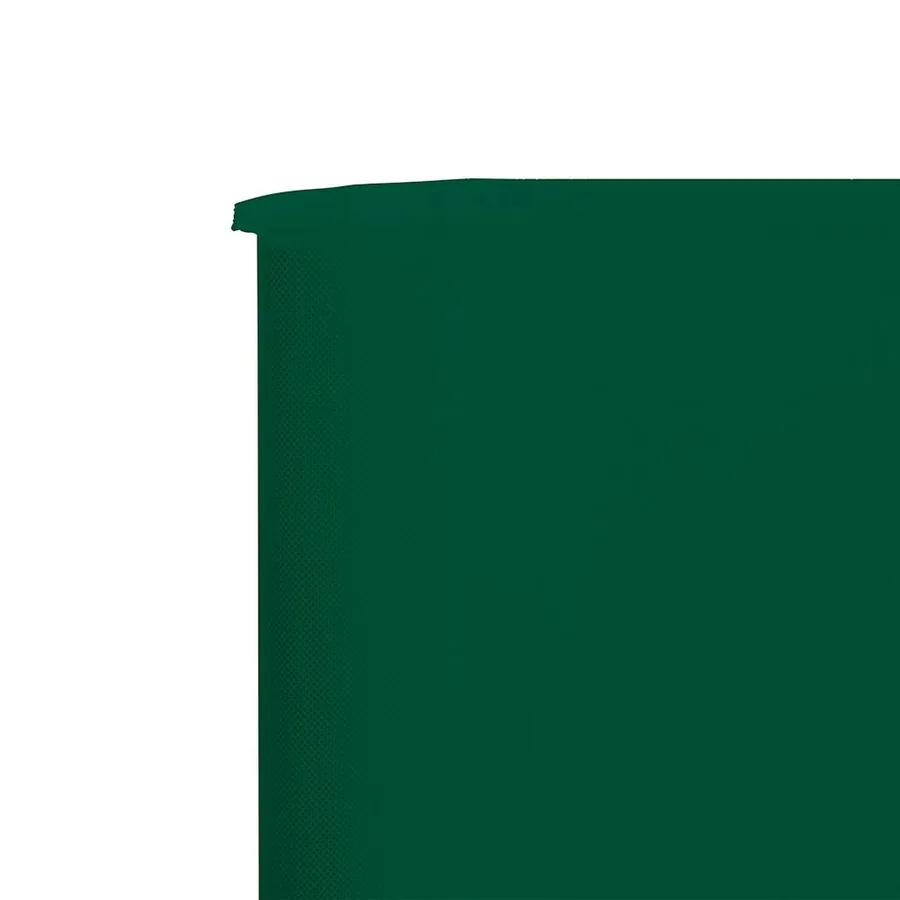 Paravent 9 panneaux Tissu 1200 x 160 cm Vert - 4