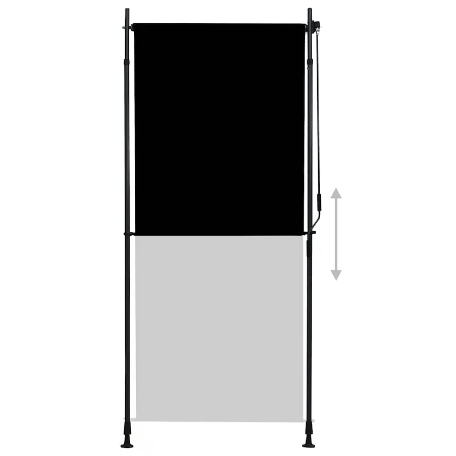Store roulant d'extérieur 100 x 270 cm Anthracite - 3