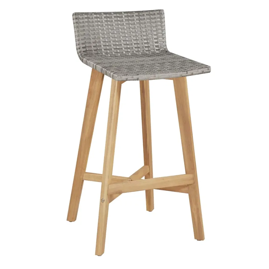 Ensemble à manger d'extérieur 5 pcs Bois d'acacia solide - 6
