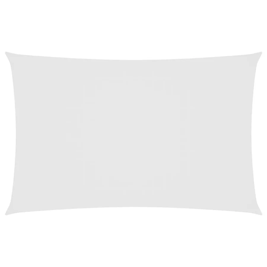 Voile de parasol tissu oxford rectangulaire 6x8 m blanc - 2