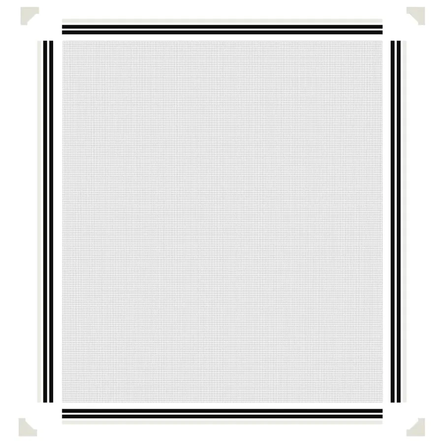 Moustiquaire magnétique pour fenêtres blanc 120x140 cm - 6