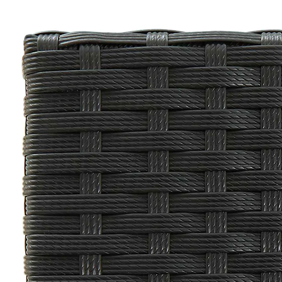 Ensemble de bar de jardin 5 pcs Noir - 10