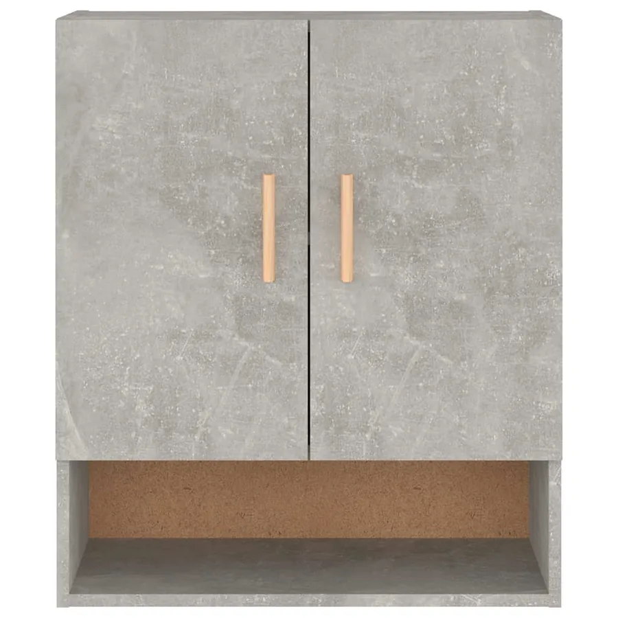 Armoire murale Gris béton 60x31x70 cm Bois d'ingénierie - 5