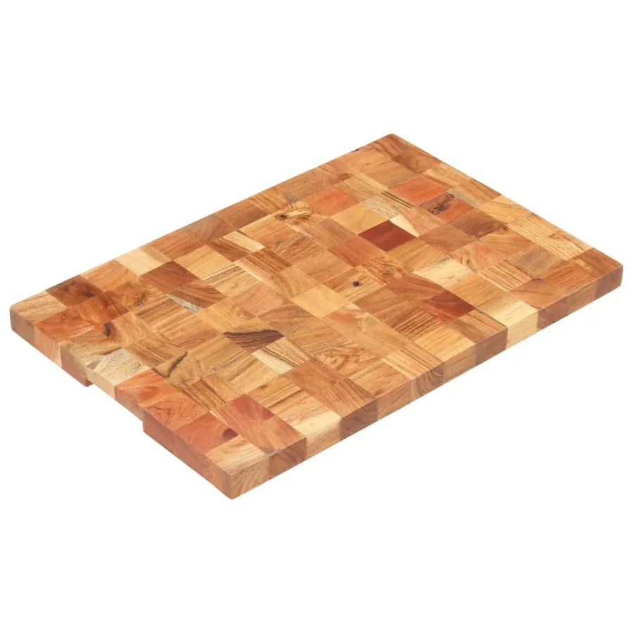 Planche à découper 60x40x3,8 cm Bois d'acacia massif - 9