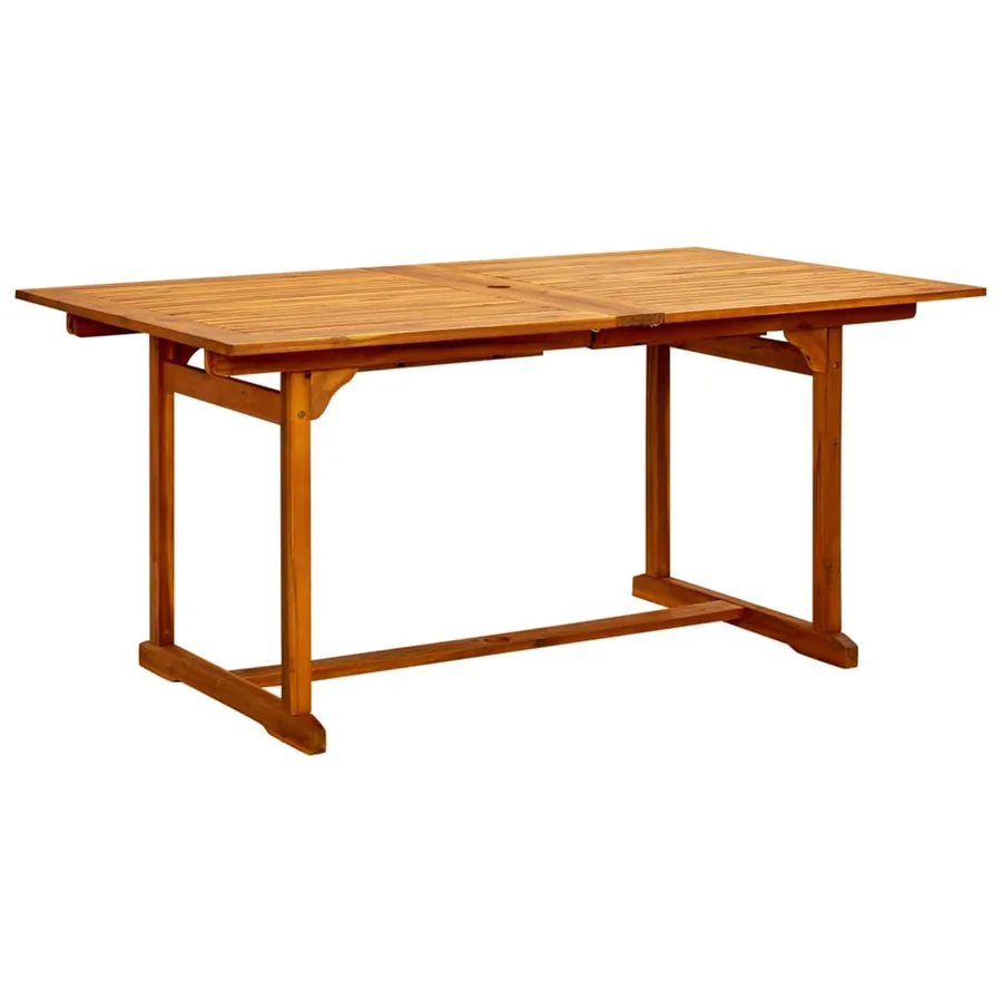 Ensemble à manger de jardin 7 pcs Bois d'acacia massif 160-240 cm - 6