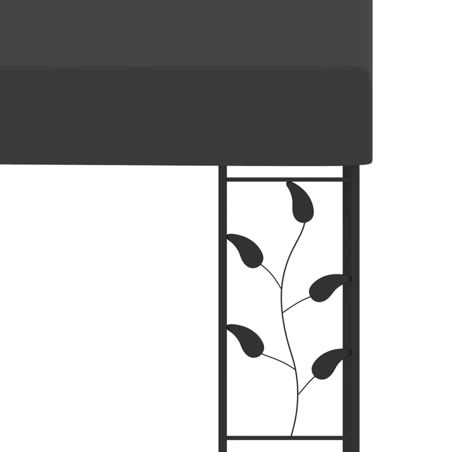 Belvédère à montage mural 6x3x2,5 m Anthracite - 5