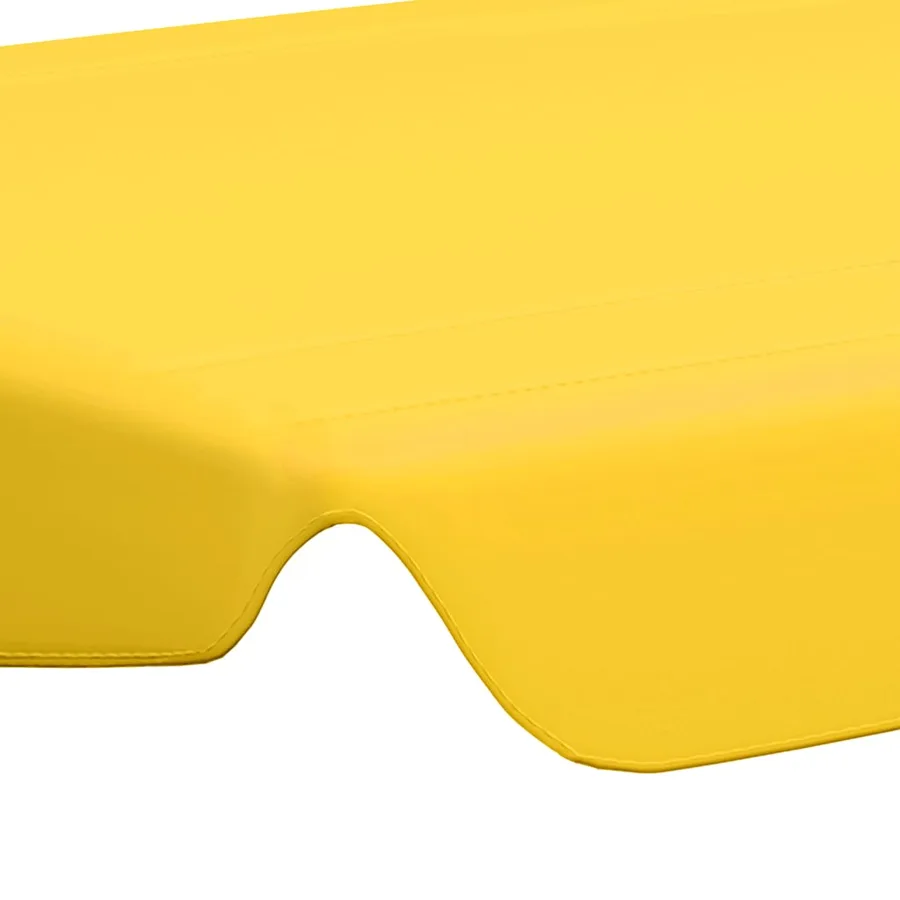 Toit de rechange de balançoire Jaune 150/130x105/70 cm - 5