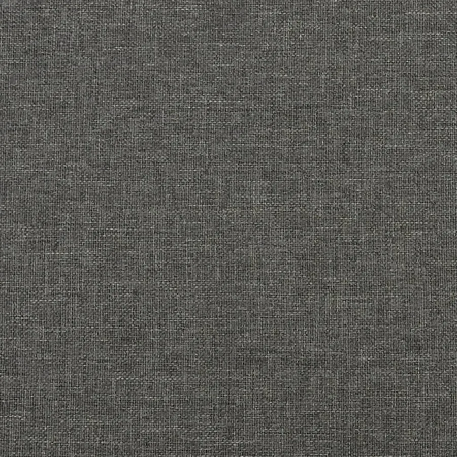 Sommier à lattes de lit avec matelas Gris foncé 100x200cm Tissu - 9