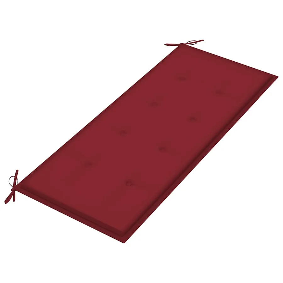 Banc de jardin 2 places avec coussin 120 cm Gris Eucalyptus - 7