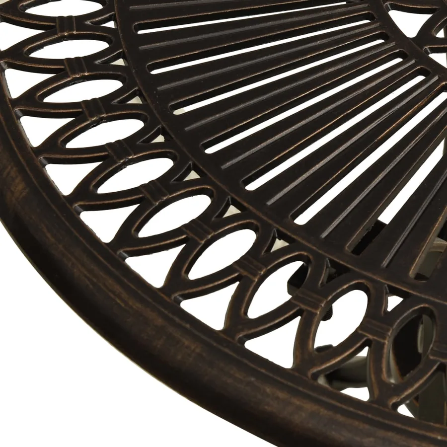 Ensemble de bistro 3 pcs Aluminium coulé Bronze - 13