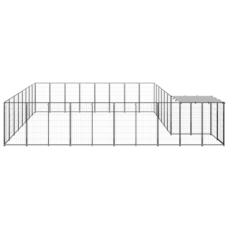 Chenil Argenté 20,57 m² Acier - 3