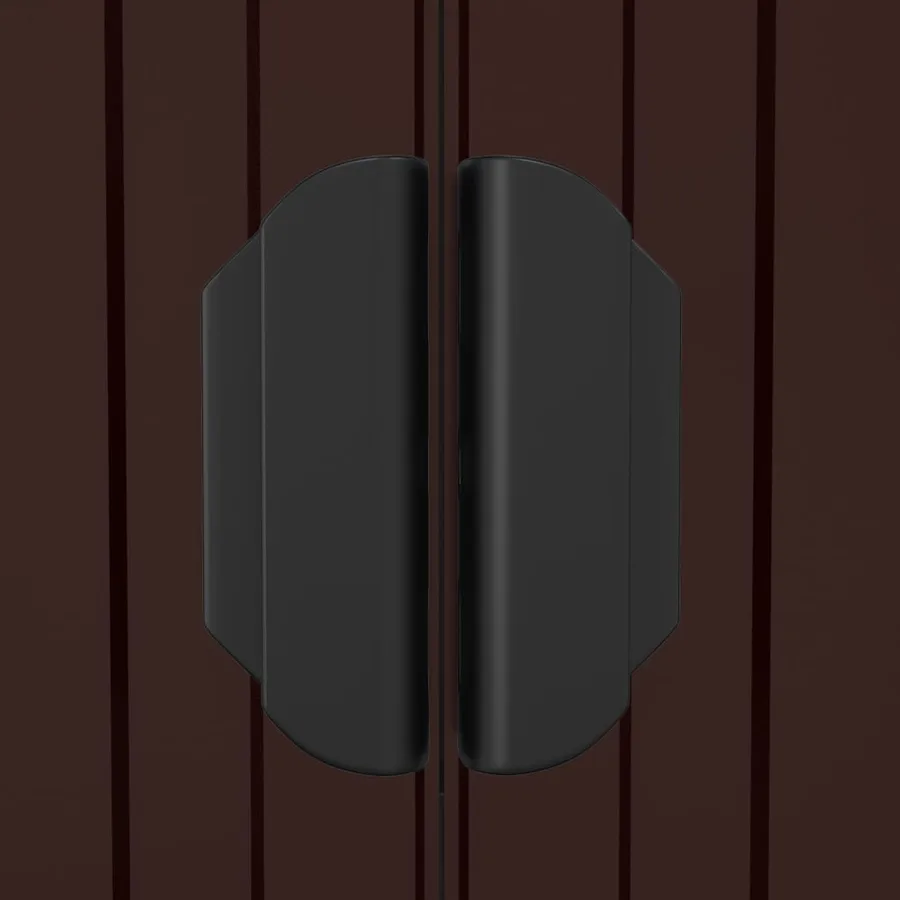 Abri de jardin Marron foncé 192x938x223 cm Métal galvanisé - 7