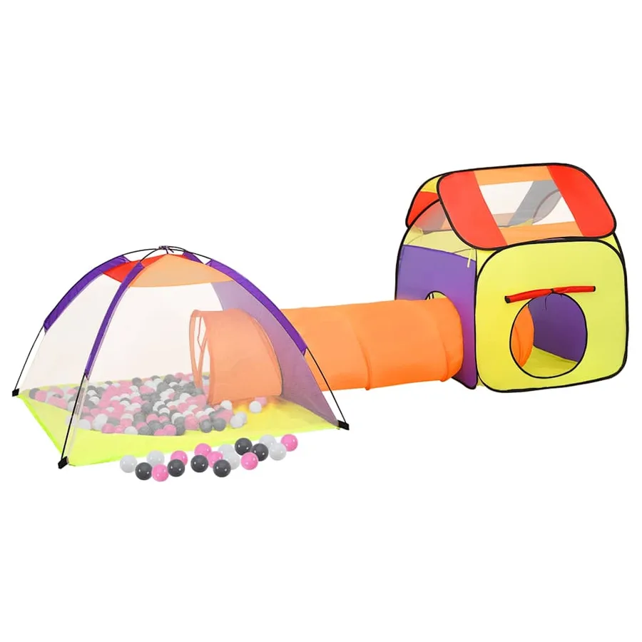 Tente de jeu pour enfants avec 250 balles Multicolore - 2