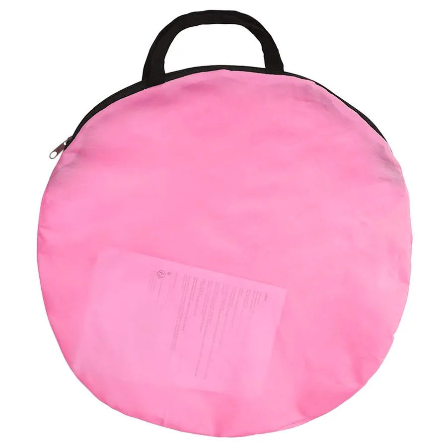 Tente de jeu pour enfants avec 250 balles Rose 70x112x70 cm - 12