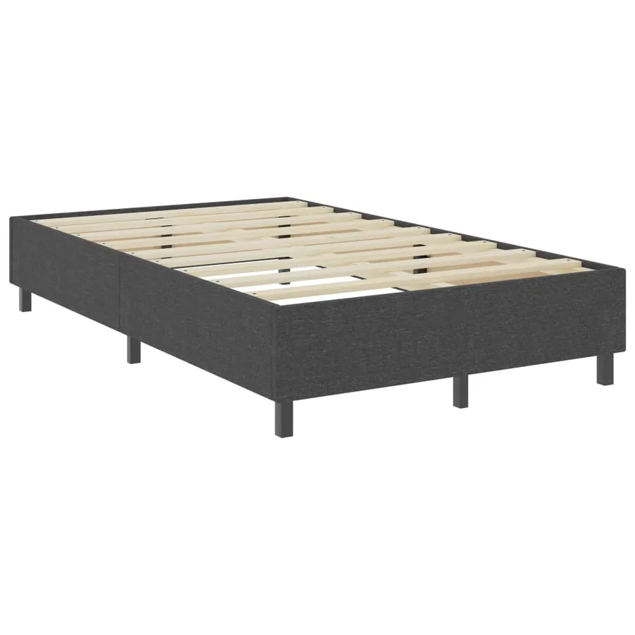 Sommier à lattes de lit Gris foncé Tissu 120x200 cm - 3