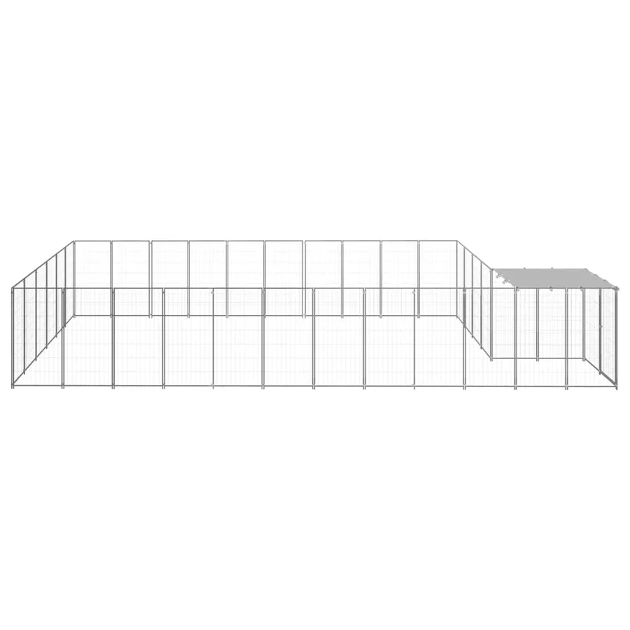 Chenil Argenté 19,36 m² Acier - 3