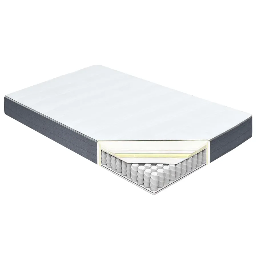 Matelas de sommier tapissier fermeté moyenne 200x140x20 cm - 5