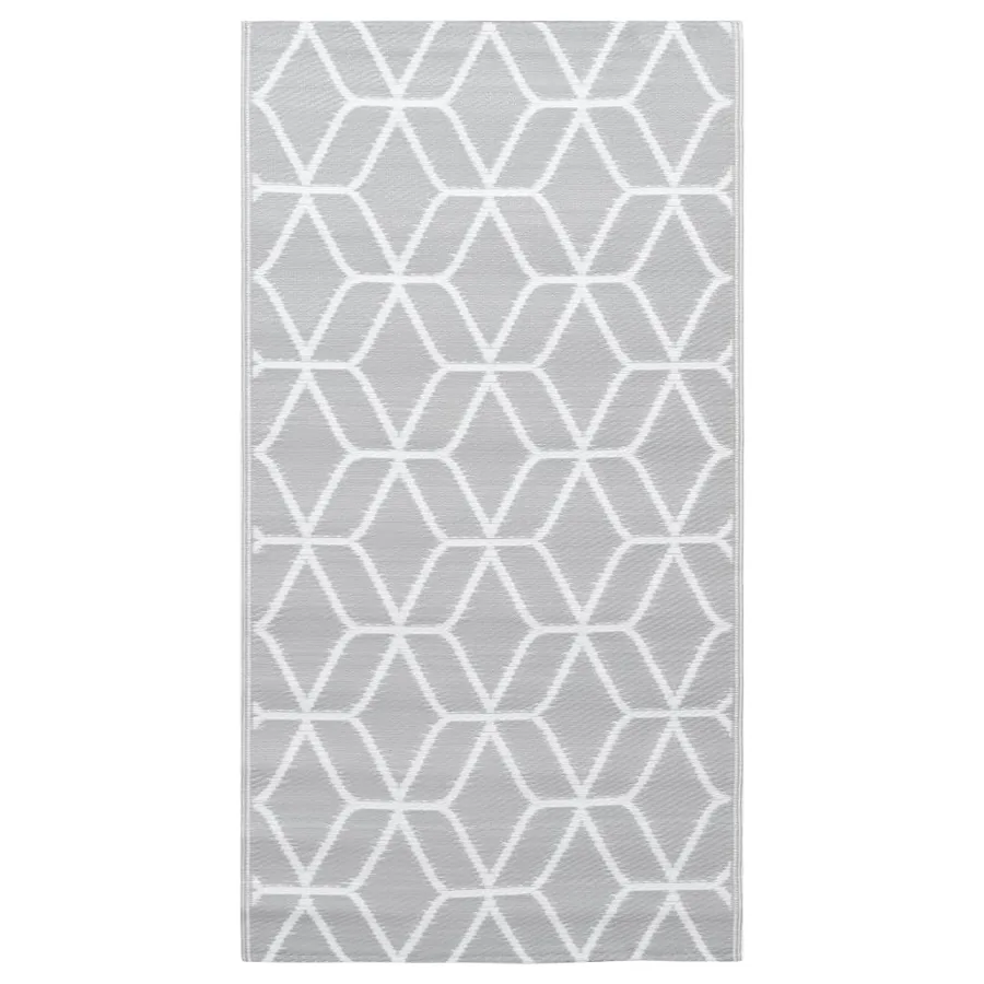 Tapis d'extérieur ARAKIL Gris 80x150 cm PP - 2