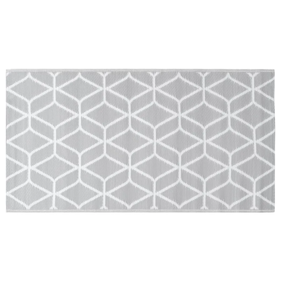 Tapis d'extérieur ARAKIL Gris 80x150 cm PP - 3