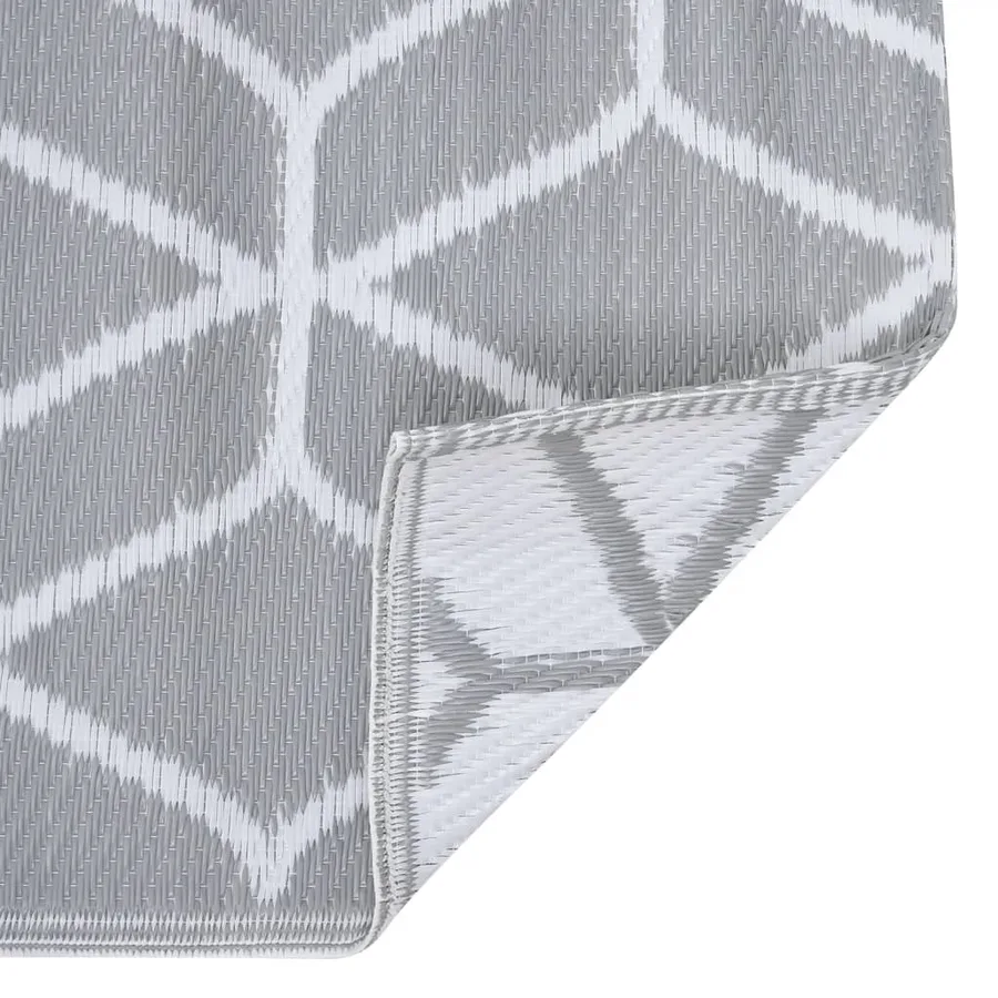 Tapis d'extérieur ARAKIL Gris 80x150 cm PP - 6