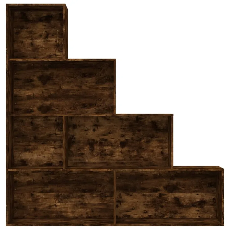 Armoire à livres Chêne fumé 155x24x160 cm - 3