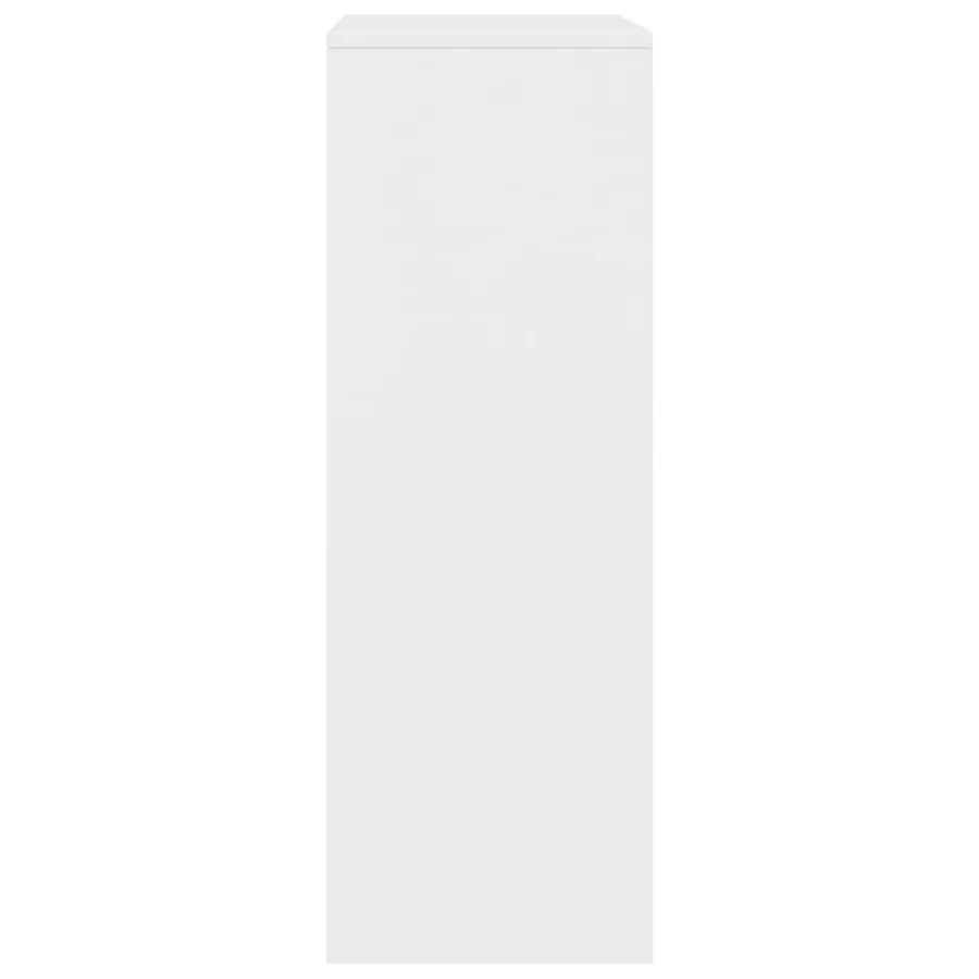 Buffet avec 6 tiroirs Blanc 50x34x96 cm Bois d'ingénierie - 5