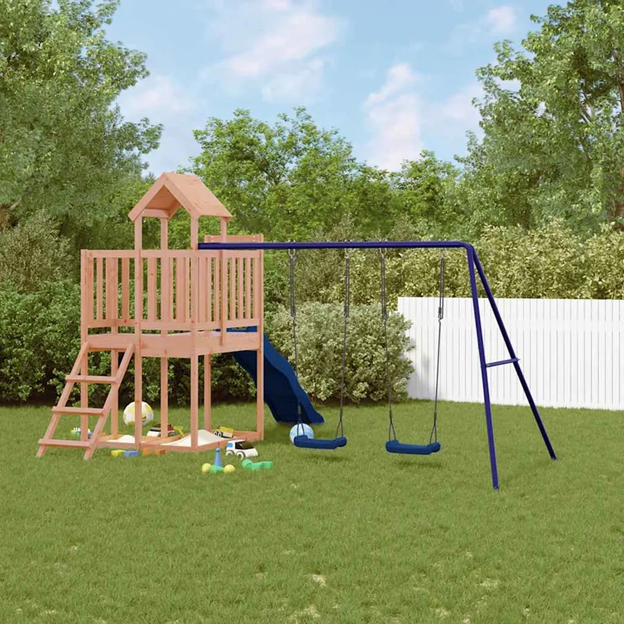 Aire de jeux d'extérieur bois massif de douglas