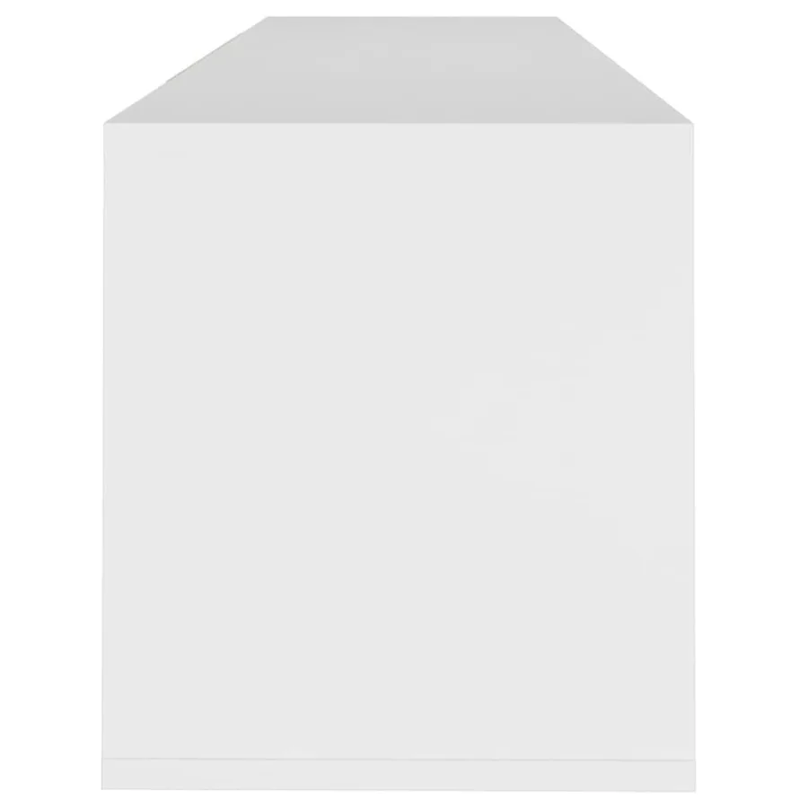 Meuble TV Blanc 120x30x40,5 cm Bois d'ingénierie - 7