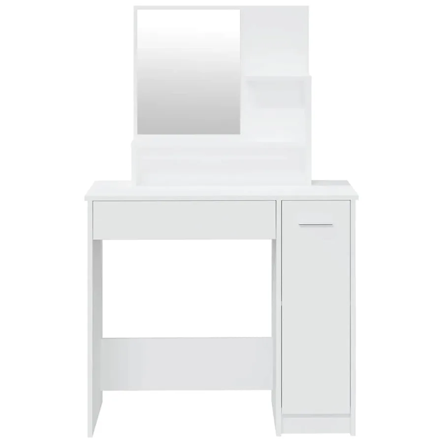 Ensemble de coiffeuse Blanc 86,5x35x136 cm - 6