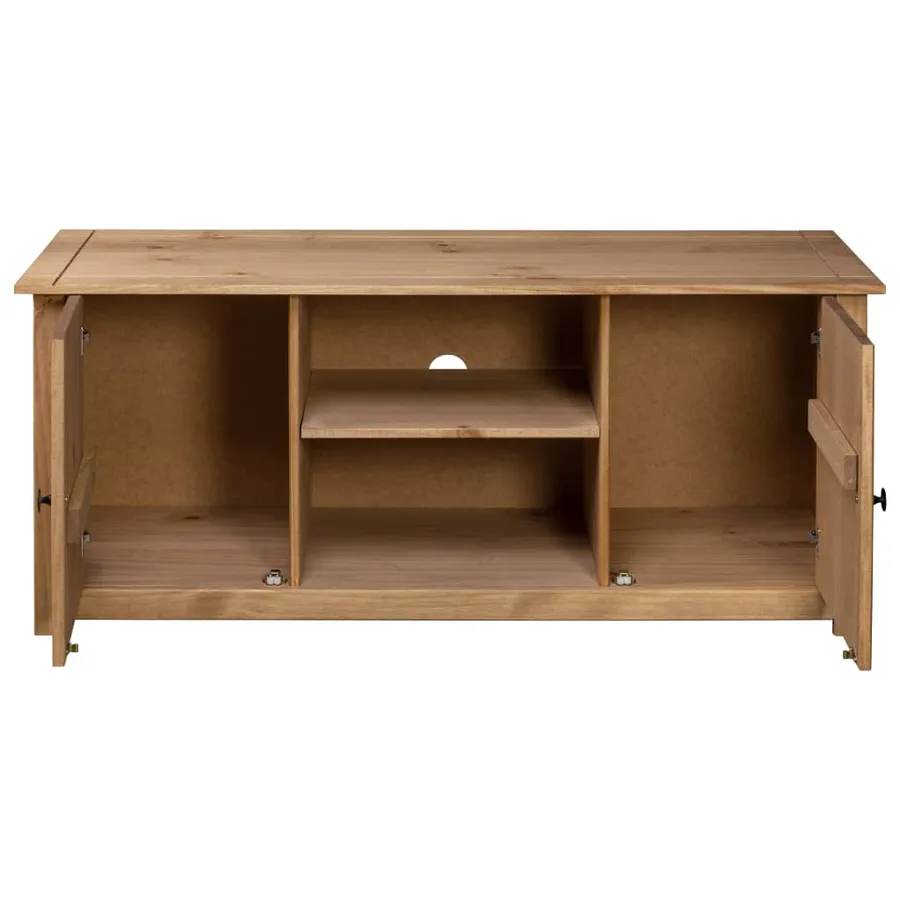 Meuble TV 120x40x50 cm Bois de pin massif Gamme Panama - 6