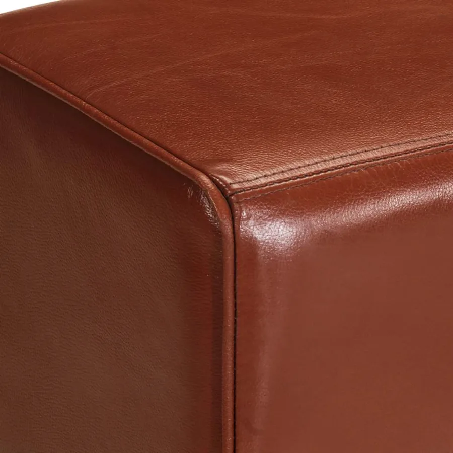 Banc cheval d'arçon vintage Cuir véritable de chèvre - 4