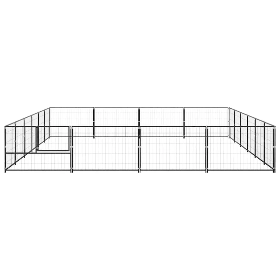 Chenil Noir 24 m² Acier - 5
