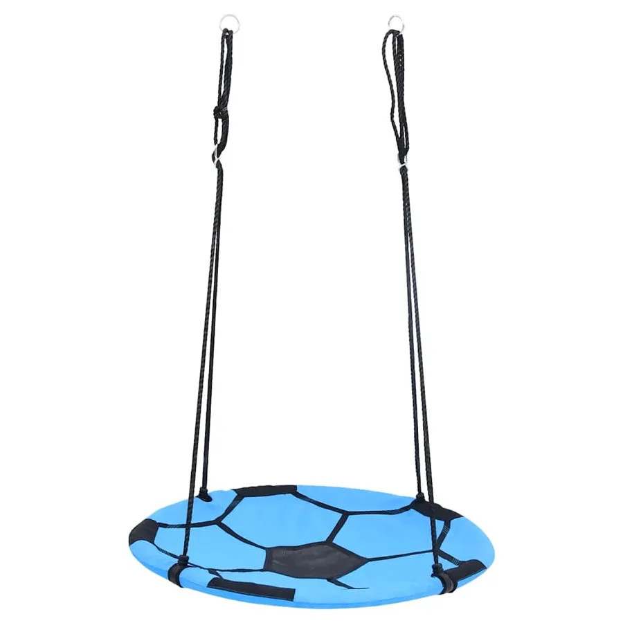 Balançoire nid d'oiseau Motif de ballon de foot 100 cm - 2