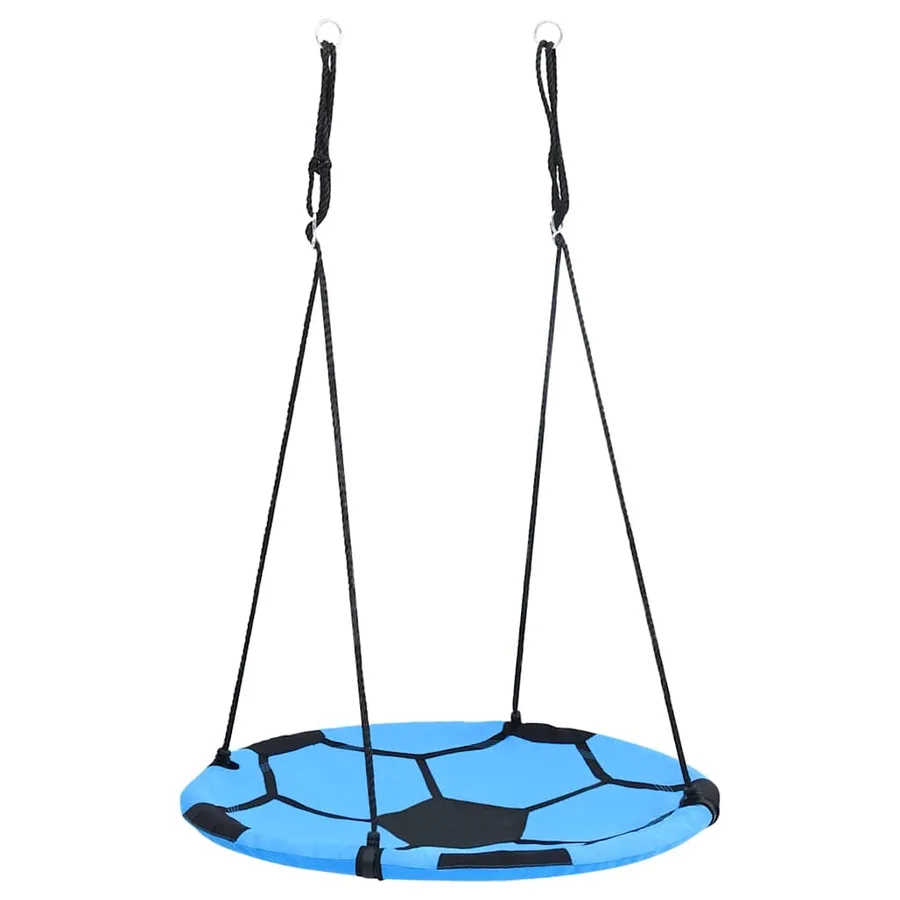 Balançoire nid d'oiseau Motif de ballon de foot 100 cm - 3