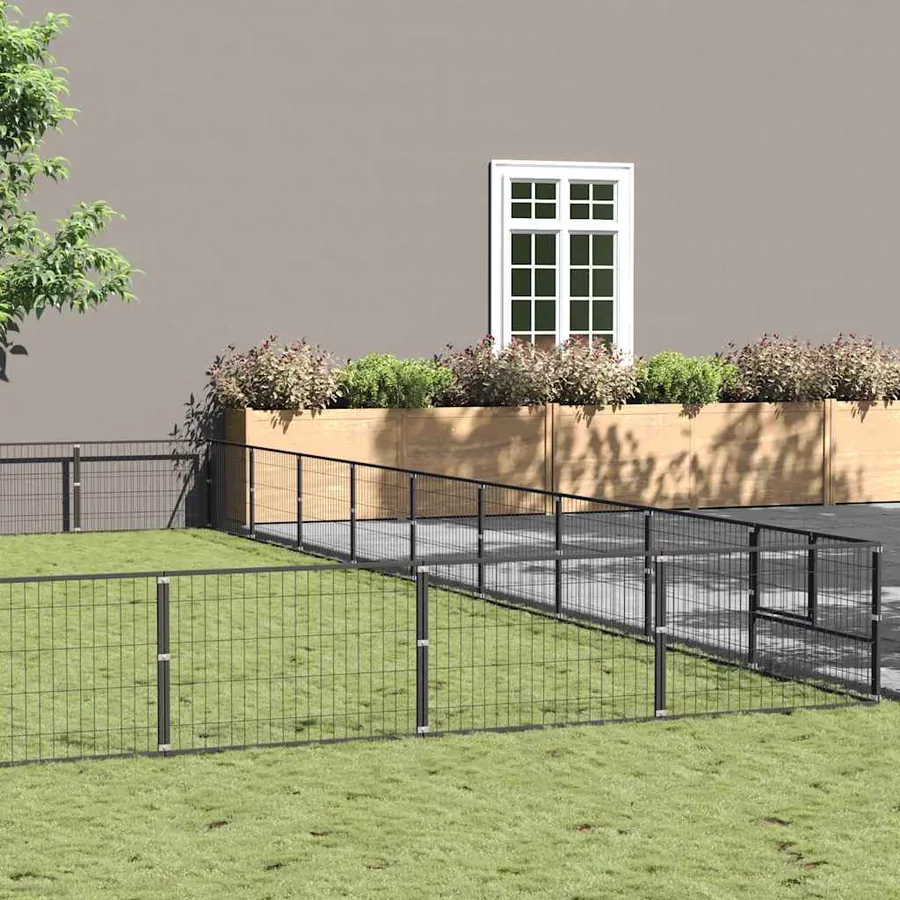 Chenil Noir 81 m² Acier