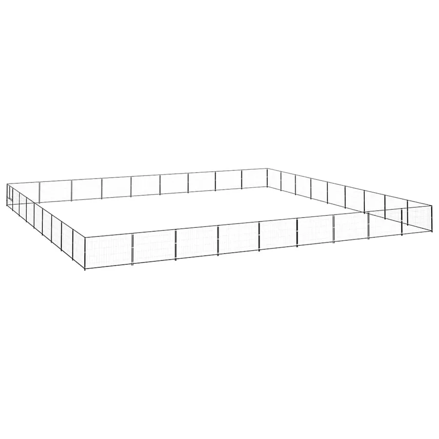 Chenil Noir 81 m² Acier - 2