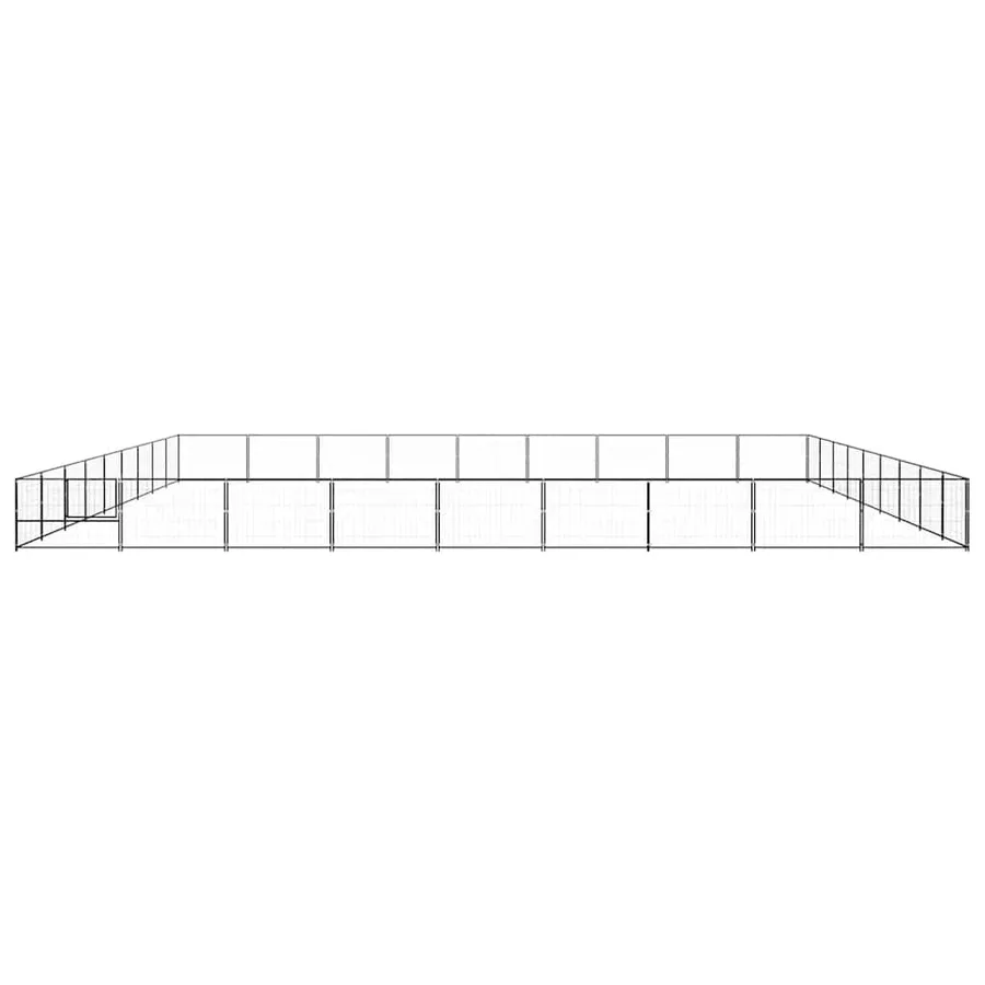 Chenil Noir 81 m² Acier - 5