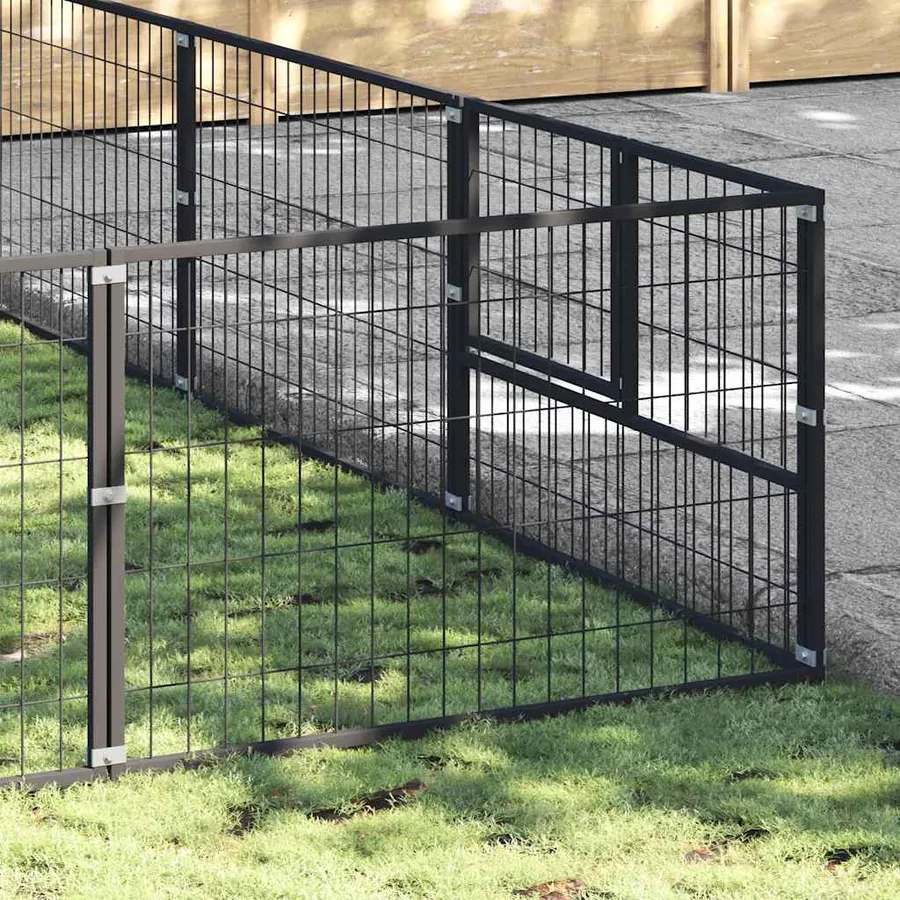 Chenil Noir 30 m² Acier - 3