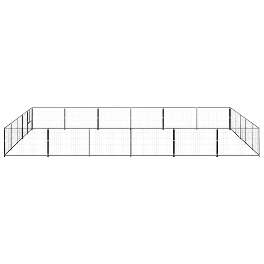 Chenil Noir 30 m² Acier - 4