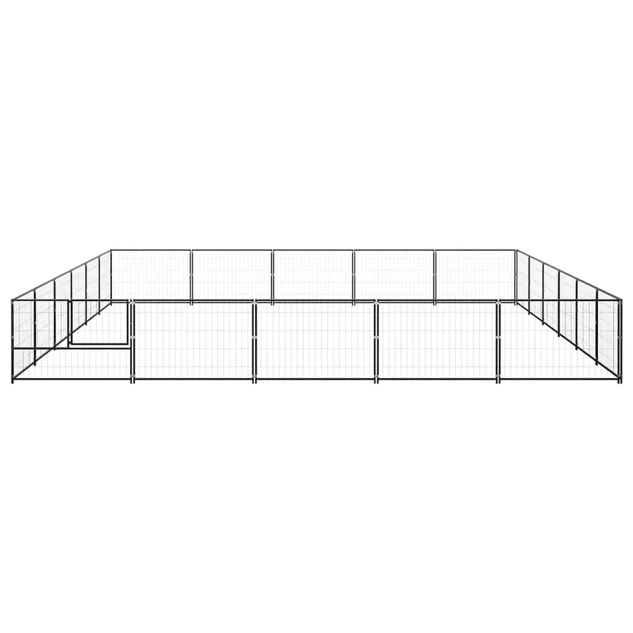 Chenil Noir 30 m² Acier - 5