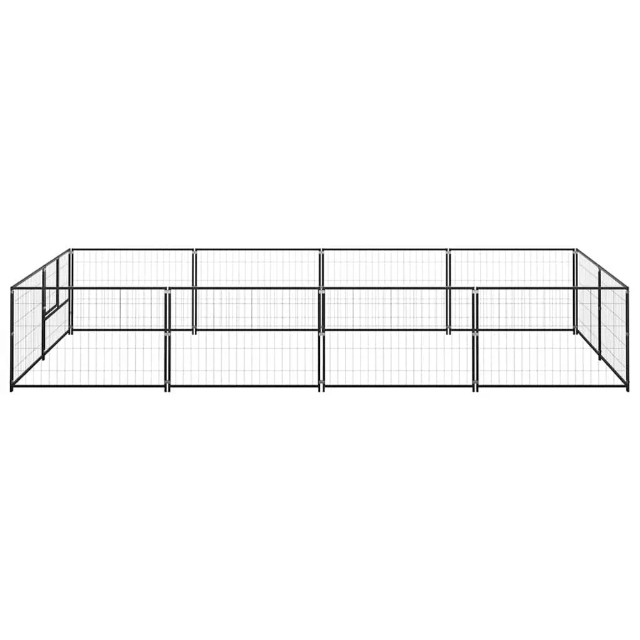 Chenil Noir 8 m² Acier - 4