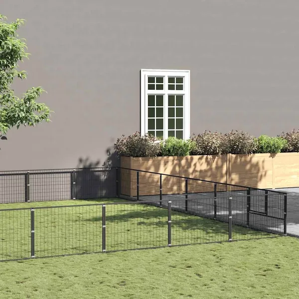 Chenil Noir 42 m² Acier