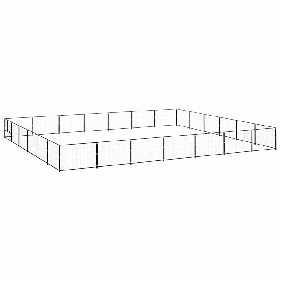 Chenil Noir 42 m² Acier - 2
